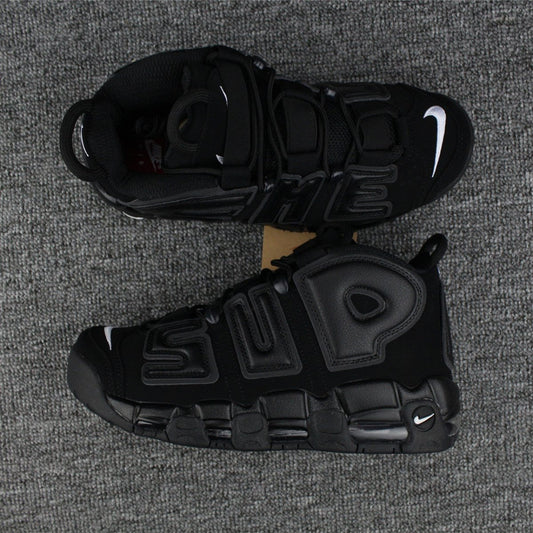 NIKE Uptempo - Supreme Suptempo - Black Unisex Streetwear Limited Edition