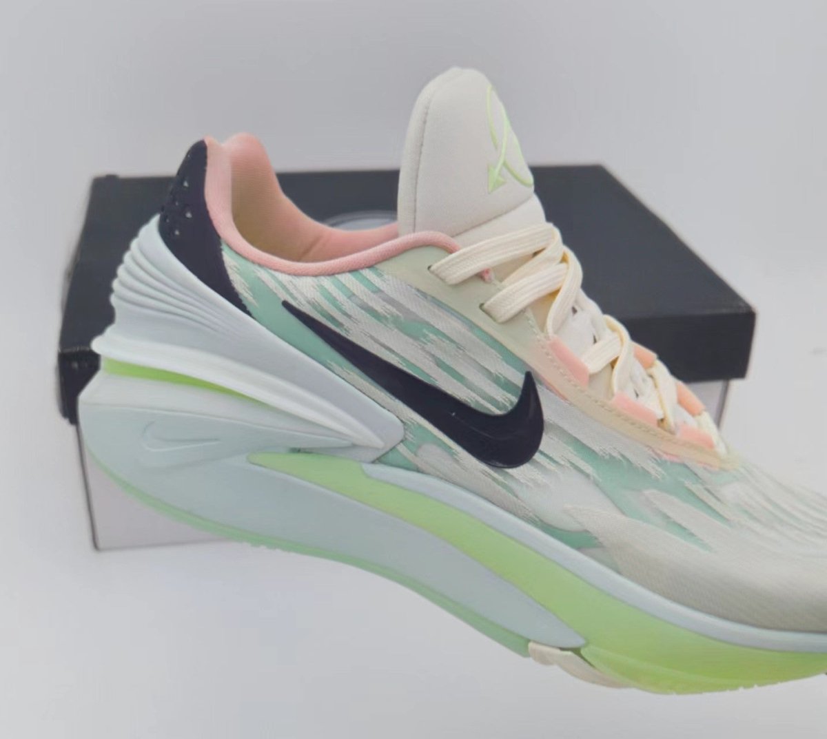 NIKE Zoom G.t. Cut 2 - Barely - Green Unisex Streetwear Limited Edition