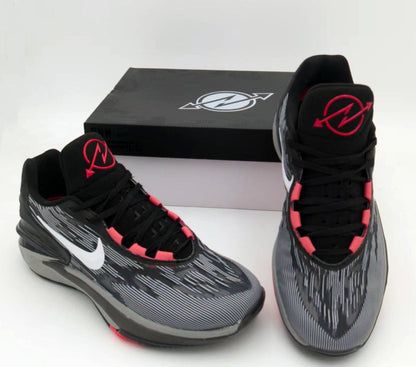 NIKE Zoom G.t. Cut 2 - Bright Crimson Sneakers - Black Unisex Streetwear Limited Edition