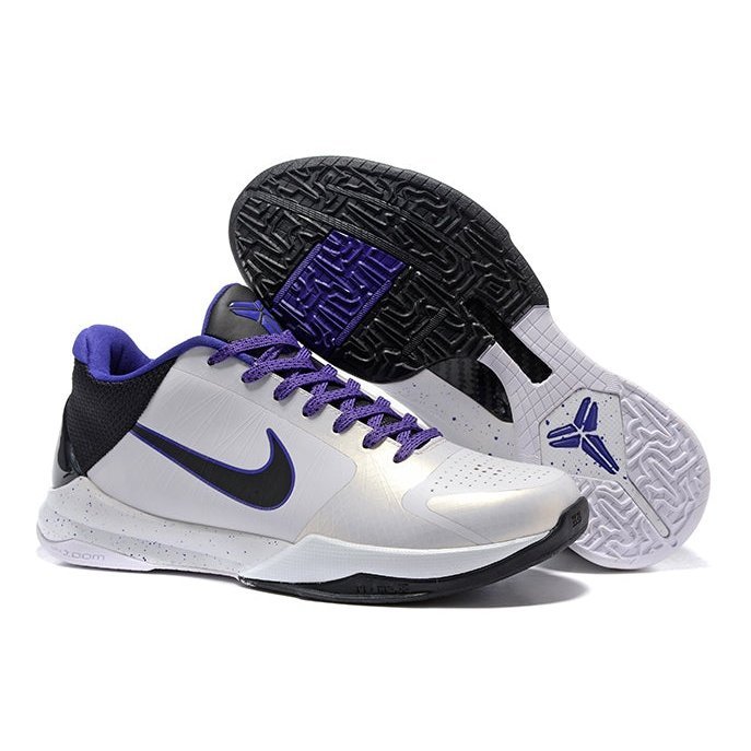 NIKE Zoom Kobe 5 - Inline Sneakers - Black Unisex Streetwear Limited Edition