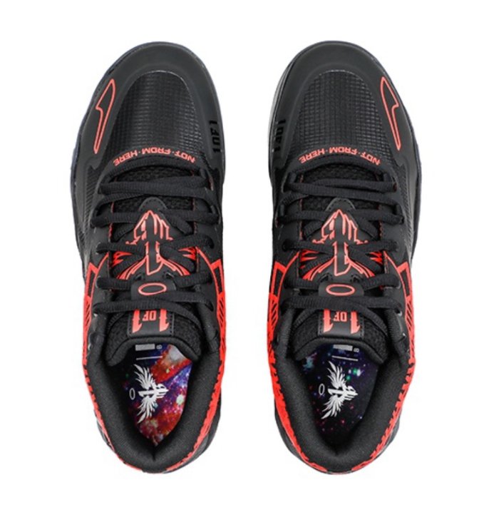 PUMA Lamelo Ball Mb.01 - Red Blast - Black Unisex Streetwear Limited Edition - Introducing the PUMA LaMelo Ball MB.01 x Black Red Blast, a cutting-edge basketball sneaker that