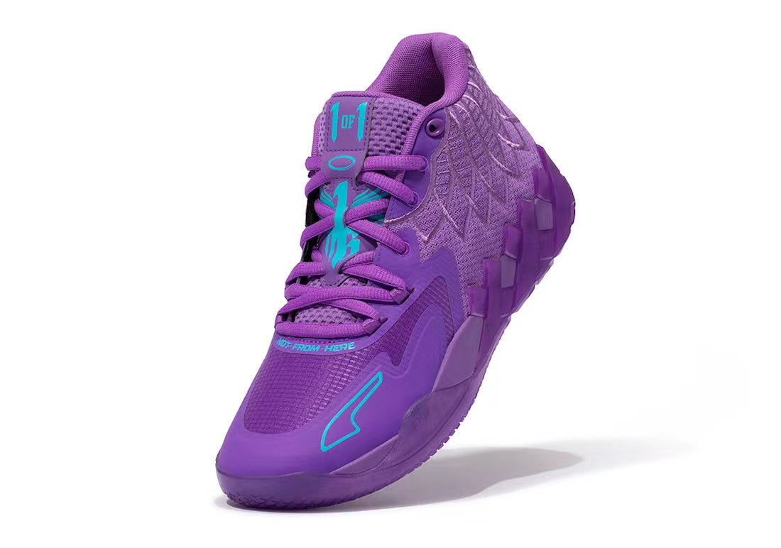 PUMA Lamelo Ball Mb.01 - Queen City - Black Unisex Streetwear Limited Edition - Introducing the PUMA LaMelo Ball MB.01 x Queen City, a basketball sneaker that celebrates the