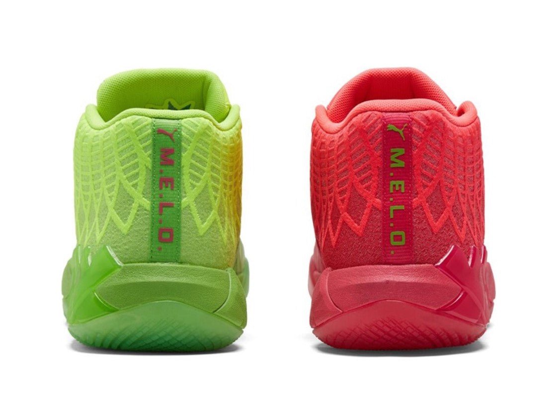 PUMA Lamelo Ball Mb.01 - Rick And Morty - Red Unisex Streetwear Limited Edition