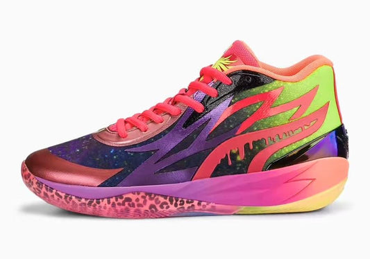 PUMA Lamelo Ball Mb.02 - Be You - Red Unisex Streetwear Limited Edition - Introducing the PUMA LaMelo Ball MB.02 x Be You, a basketball sneaker designed to empower