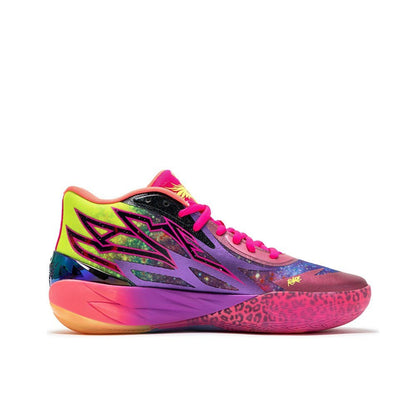 PUMA Lamelo Ball Mb.02 - Be You - Red Unisex Streetwear Limited Edition - Introducing the PUMA LaMelo Ball MB.02 x Be You, a basketball sneaker designed to empower