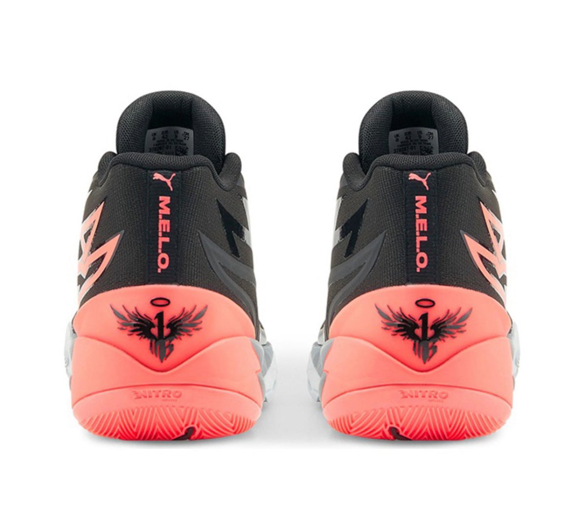 PUMA Lamelo Ball Mb.02 - Coral - Red Unisex Streetwear Limited Edition - Introducing the PUMA LaMelo Ball MB.02 x Coral, a basketball sneaker that combines sleek style