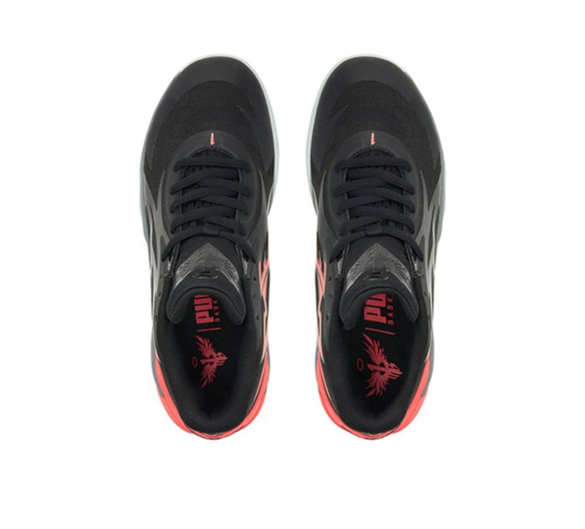 PUMA Lamelo Ball Mb.02 - Coral - Red Unisex Streetwear Limited Edition - Introducing the PUMA LaMelo Ball MB.02 x Coral, a basketball sneaker that combines sleek style