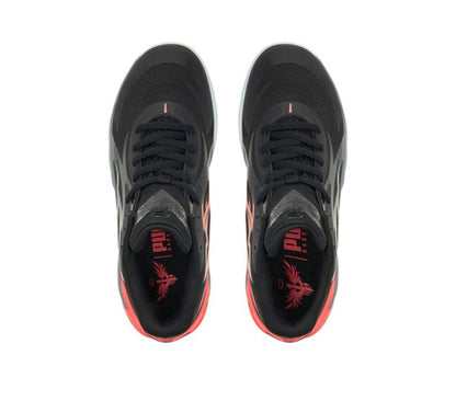 PUMA Lamelo Ball Mb.02 - Coral - Red Unisex Streetwear Limited Edition - Introducing the PUMA LaMelo Ball MB.02 x Coral, a basketball sneaker that combines sleek style