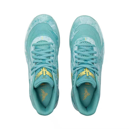 PUMA Lamelo Ball Mb.02 - Lunar New Year Jade - Red Unisex Streetwear Limited Edition - Introducing the PUMA LaMelo Ball MB.02 x Lunar New Year Jade, a basketball sneaker that