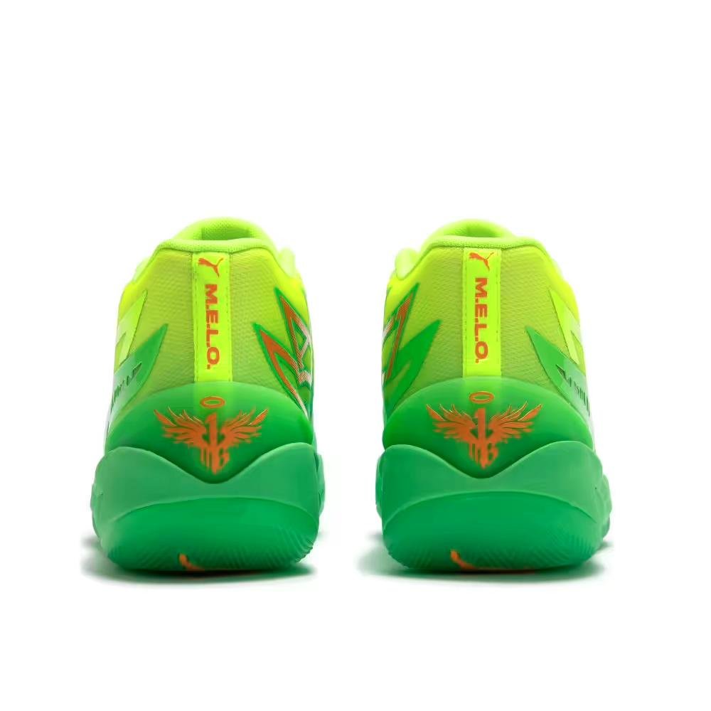 PUMA Lamelo Ball Mb.02 - Nickelodeon Slime - Red Unisex Streetwear Limited Edition - Introducing the PUMA LaMelo Ball MB.02 x Nickelodeon Slime, a basketball sneaker that brings together