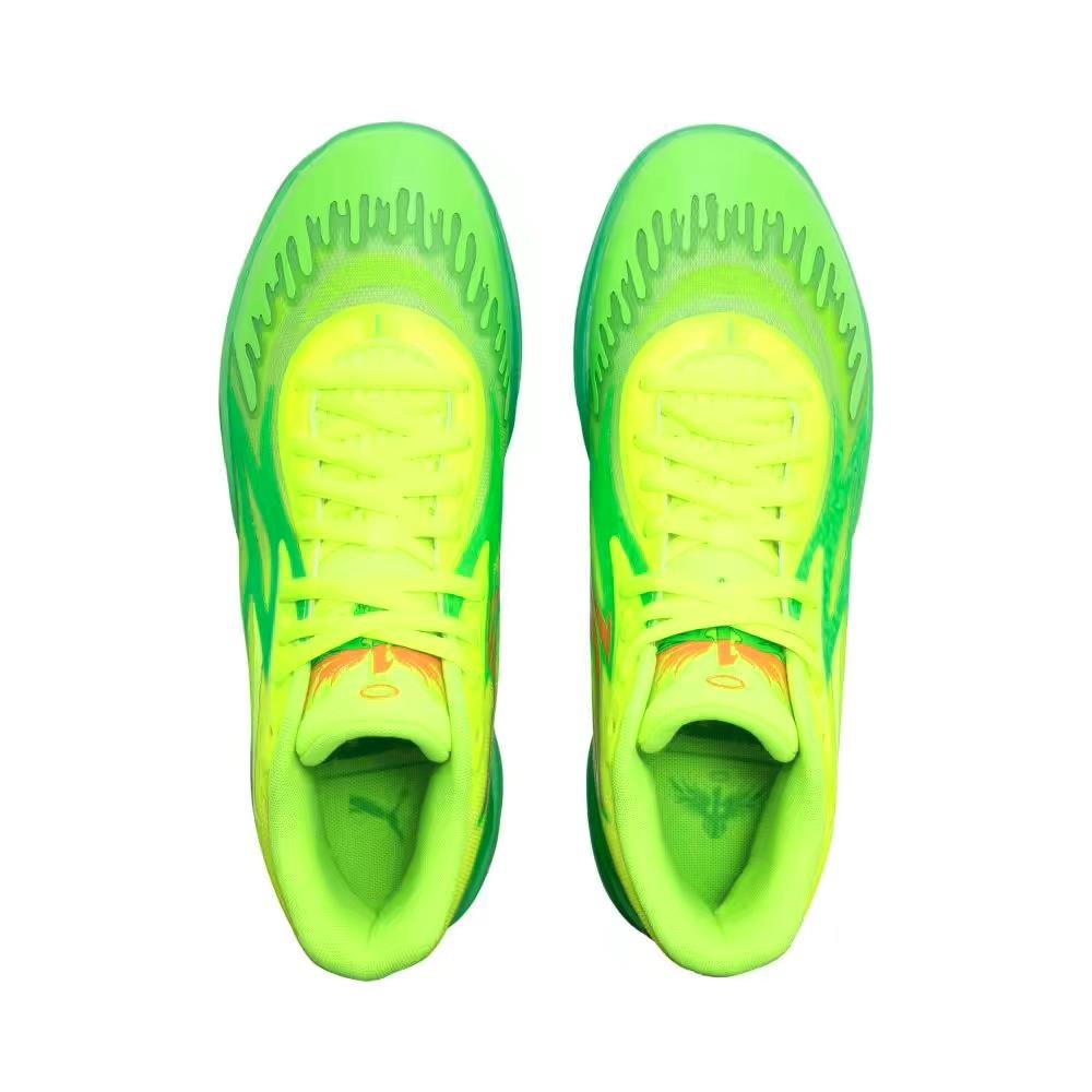 PUMA Lamelo Ball Mb.02 - Nickelodeon Slime - Red Unisex Streetwear Limited Edition - Introducing the PUMA LaMelo Ball MB.02 x Nickelodeon Slime, a basketball sneaker that brings together