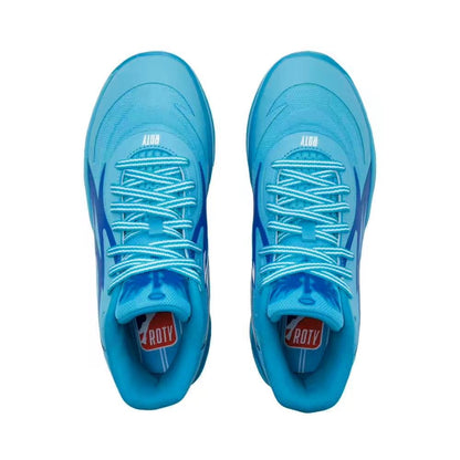 PUMA Lamelo Ball Mb.02 - Rookie Of The Year - Red Unisex Streetwear Limited Edition - Introducing the PUMA LaMelo Ball MB.02 x Rookie of the Year, a basketball sneaker that