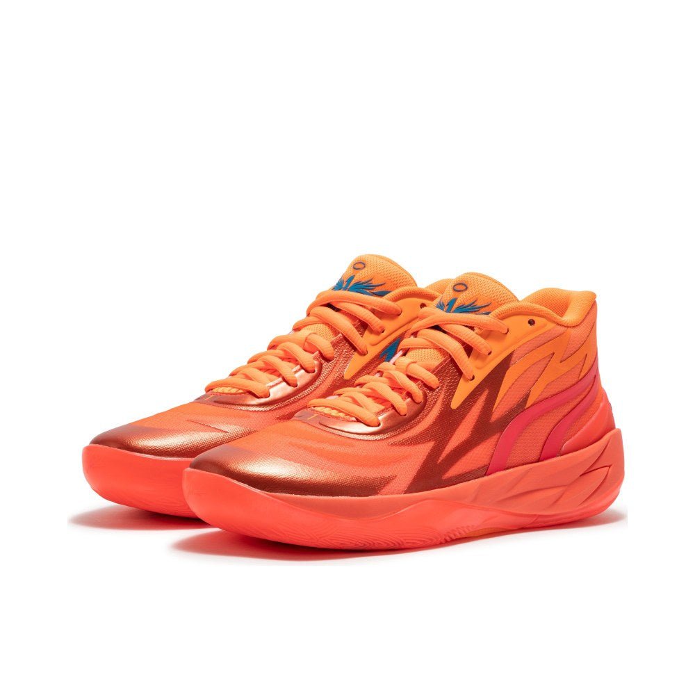 PUMA Lamelo Ball Mb.02 - Supernova - Red Unisex Streetwear Limited Edition - Introducing the PUMA LaMelo Ball MB.02 x Supernova, a basketball sneaker that combines stellar performance