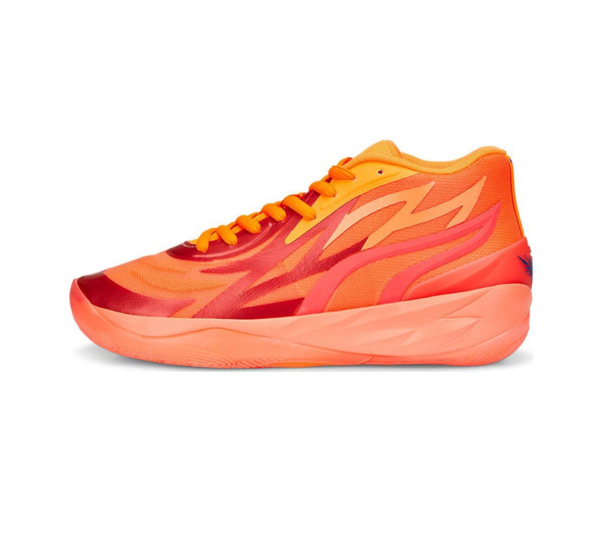 PUMA Lamelo Ball Mb.02 - Supernova - Red Unisex Streetwear Limited Edition - Introducing the PUMA LaMelo Ball MB.02 x Supernova, a basketball sneaker that combines stellar performance
